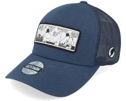 Hatstore Comic Strip Boat Trip Navy Trucker Cap - Grösse: One Size - (55-60 cm) von Hatstore