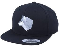 Hatstore Grey Paper Wolf Black Snapback Cap - Grösse: One Size - (55-60 cm) von Hatstore