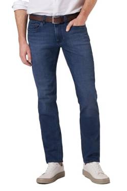 Hattric Herren Jeans Harris 5 Pocket Modern Fit New mid Blue blau - 34/34 von Hattric