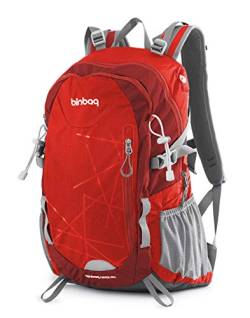 Hauptstadtkoffer- MULTIFUNKTIONALER BACKPACK, 20L, vielseitig einsetzbar mit Ergonomischen Schultergurten zum Wandern, Schule, Uni, Freizeit für Damen/Herren Magma Red von Hauptstadtkoffer