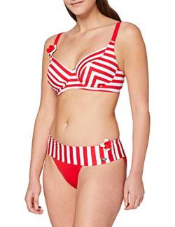 Haute pression Damen Bikini-Set Y8013, Rot (Rayé Rouge), 38(Herstellergröße: 40F) von Haute Pression