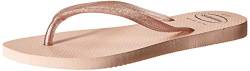 Havaianas Damen Slim Glitter Gloss Flip flops, Ballettrose 33/34 EU von Havaianas