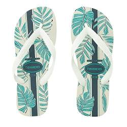 Havaianas Herren Aloha Sandale, Weiß Weiß Indigoblau, 35/36 EU von Havaianas