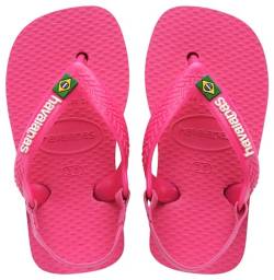 Havaianas Jungen Unisex Kinder Baby Brasil Logo II Sandale, Rose, 21 EU von Havaianas