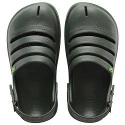 Havaianas Jungen Unisex-Kinder Clog Brasil Sandale, Grün, 28/30 EU, grün, 10/11 UK Child von Havaianas