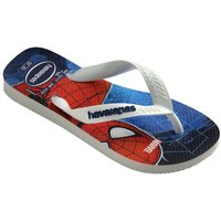 Havaianas KIDS TOP MARVEL 2 Zehentrenner, Sommerschuhe, Poolslides, Urlaub, mit coolem Marvelprint von Havaianas