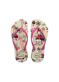 Havaianas Mädchen Disney Cool Flipflop,Weiß / Rosa Fluss,27/28 EU von Havaianas