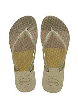 Havaianas Mädchen Slim Palette Glow Flip flops, Sandgrau 23/24 EU von Havaianas