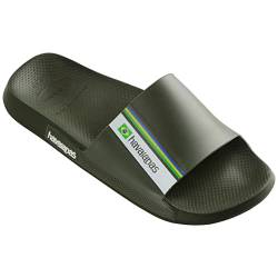 Havaianas Slide Brasil Green, Schiebe-Sandalen, GREEN, von Havaianas