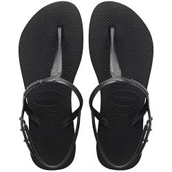 Havaianas Twist (Mini Me) Flache Sandale, Black, 29/30 von Havaianas