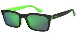 Havaianas Unisex Caetano Sunglasses, 7ZJ/Z9 Black Green, One Size von Havaianas