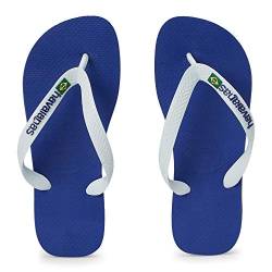 Havaianas Unisex-Erwachsene Brasil Logo Zehentrenner, Blau (Marine Blue), 45/46 EU von Havaianas