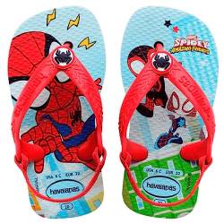 Havaianas Unisex Kinder Baby Marvel Flipflop, Blau/ Rot, 20 EU von Havaianas