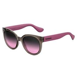 Havaianas Unisex Noronha/m Sunglasses, 7HH/FF Grey PINK, 52 von Havaianas