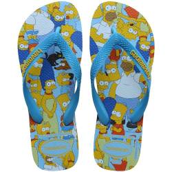 Havaianas Unisex Simpsons Flip-Flop, türkis, 35/36 EU von Havaianas