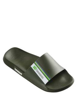 Havaianas Unisex Slide Brasil Green Slide Sandal, grün, 35/36 EU von Havaianas