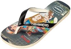 Havaianas Unisex Top Netflix Flipflop, Beige, 45/46 EU von Havaianas