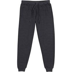 Have It Tall, Herren Jogginghose Extra Lang, Fleece Jogger Sweatpants Extra Tall, Baumwolle, Innen Fleece, Dunkel Grau Medium-Tall von Have It Tall