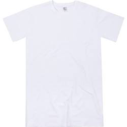 Have It Tall Men's Premium Stretch Cotton T Shirt, Herren 4-Way Stretch Tall T-Shirt, extra lang geschnitten White Medium Tall von Have It Tall