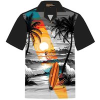 Hawaiihemdshop.de Hawaiihemd Hawaiihemdshop Hawaii Hemd Herren Baumwolle Kurzarm Strand Shirt von Hawaiihemdshop.de