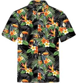 Hawaiihemdshop Hawaii Hemd | Männer | Baumwolle | Größe S - 8XL | Kurzarm | Hawaiihemden | Palmen | Meer | Aloha | Hawaiihemd Herren von Hawaiihemdshop