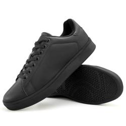 Hawkwell Herrenmode Leichte Turnschuhe lässige Wanderschuhe Uniform Schuhe,Schwarz EU 45 von Hawkwell