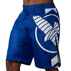 Hayabusa Herren Icon Fight Shorts, Blau, Groß von Hayabusa