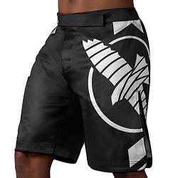 Hayabusa Herren Icon Fight Shorts, Schwarz, Mittel von Hayabusa