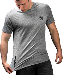 Hayabusa Performance Workout T-Shirt mit Logo, Grau, Größe XL von Hayabusa