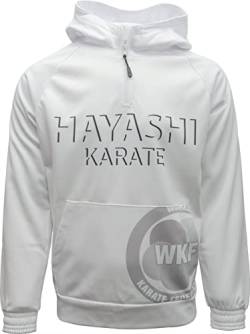Hayashi Hoodie „WKF Shade“ - Weiss, Gr. XXL von Hayashi