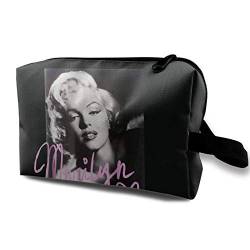 Hdadwy Marilyn Monroe Große kosmetische Make-up Reisetasche für Männer und Frauen von Hdadwy