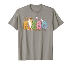 Er ist auferstandener Jesus Frohe Ostern Kinder Frauen Christliche Mädchen T-Shirt von He is Risen Jesus Happy Easter Basket Stuffers