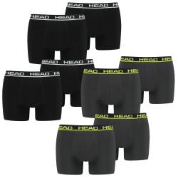 HEAD Herren Boxershort Basic Boxer 4er 6er 8er Multipack von Head