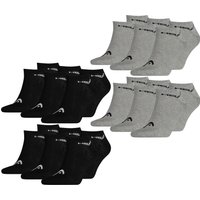 HEAD Herren Damen Unisex Sneaker Basic Sport Socken - 6er 9er 12er Multipack von Head
