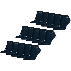 HEAD Herren Damen Unisex Sneaker Sport Socken Kurzsocken Baumwolle - 10er 15er 20er Multipack von Head