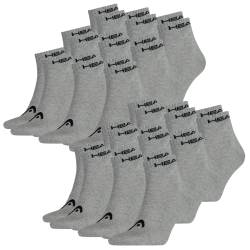 HEAD Unisex Quarter Sportsocken 18er Pack von Head