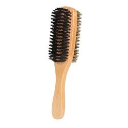 Healeved 3 Stk Doppelseitige Bartbürste Haarschneidebürsten Werkzeuge für Männer hair styling hair oil Anzüge für Männer Herrenanzüge geschmeidige Haarbürste Schnurrbartbürste ändern Kamm von Healeved