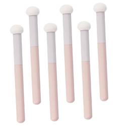 Healeved 6 Stk Schwamm-Concealer-Pinsel Nasen-Make-up -Make-up-Concealer-Pinsel Make-up Pinsel kosmetikpinsel Foundation-Pinsel Make-up-Schwämme Concealer-Pinsel für Frauen Gesicht Rosa von Healeved