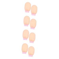 Healeved 8 Stk Schlammbad Handtuch Reinigungshandschuhe Peelingfäustlinge Zum Badeschäumende Fäustlinge Badehandschuhe Körperpeelinghandschuh Die Seide Lotusfarbe Badetuch Rosa von Healeved