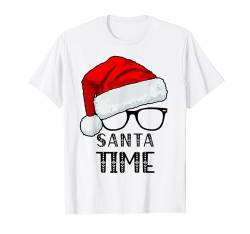 Weihnachtsmann Zeit Weihnachtsmann Lustige Weihnachten Jungen Kinder T-Shirt von Healing Vibes