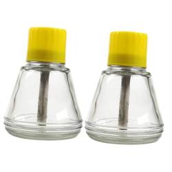 Healvian 2 Stk Pumpflasche leere Flasche mit Flip Pumpspender zum Abschminken Nagelgellack Reiseflaschen Flasche zur Aufbewahrung von Flüssigkeiten Nagelflaschen Makeup entferner Container von Healvian