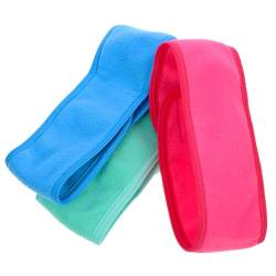 Healvian 3St Stirnband sportliche Yoga-Stirnbänder abschmink haarband make up haarband Stirnbänder zum Waschen des Gesichts Trainings-Stirnbänder Elastizität Ameisentuch Hautpflegeprodukte von Healvian