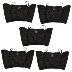 Healvian 5St Schweißpads unter den Achseln Damen Sweatweste schwarzes Tanktop für Damen summerdress sommeroutfit schwarze Bluse Tanktops für Damen Hemd waschbares Achsel-Sweatshirt Kleidung von Healvian
