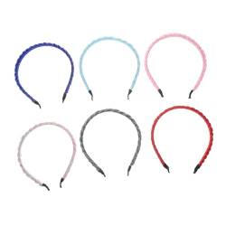 Healvian 6 Stück Twist Stirnband Schicke Stirnbänder Für Frauen Perlen Haar Accessoires Damen Haarbänder Stirnbänder Für Frauen Kurze Haare Mädchen Haarbänder Damen Haarbänder Spa von Healvian