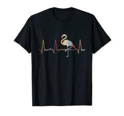 Herzschlag Flamingo T-Shirt von Heartbeat Grafik Geschenke Damen Herren Kinder