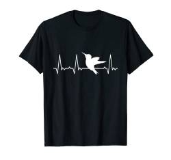 Herzschlag Kolibri T-Shirt von Heartbeat Grafik Geschenke Damen Herren Kinder