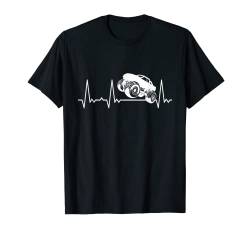 Herzschlag Monster Truck T-Shirt von Heartbeat Grafik Geschenke Damen Herren Kinder