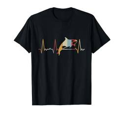 Herzschlag Orca T-Shirt von Heartbeat Grafik Geschenke Damen Herren Kinder