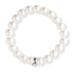 Heartbreaker Damen-Armband für charms 925 Silber Perle weiss 19 cm - HB BL 07 von Heartbreaker