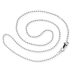 Heartbreaker Damen-Collier Ketten/Kugelkette 925 Silber rhodiniert/Länge 45 cm Zwischenöse bei 42 cm / 1,8 mm stark/HB 180 BC RH von Heartbreaker